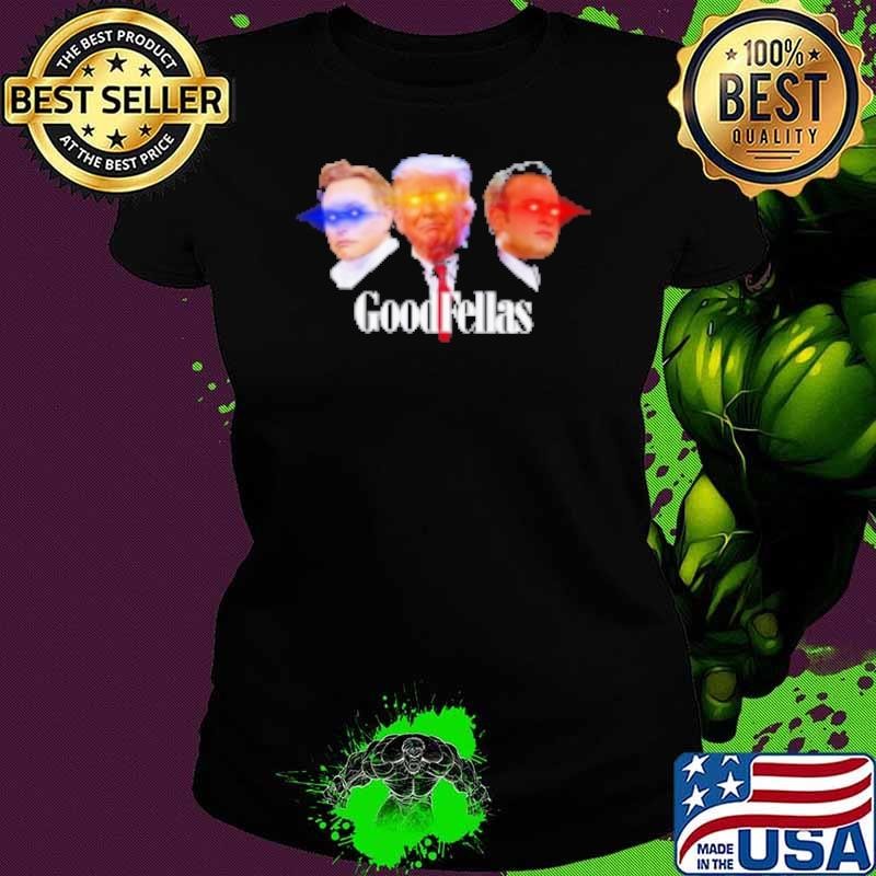 Dark MAGA team Trump Elon Musk Vivek GoodFellas parody Shirt