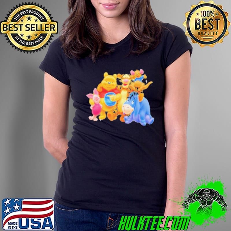 Disney pooh and friends cartoon shirt