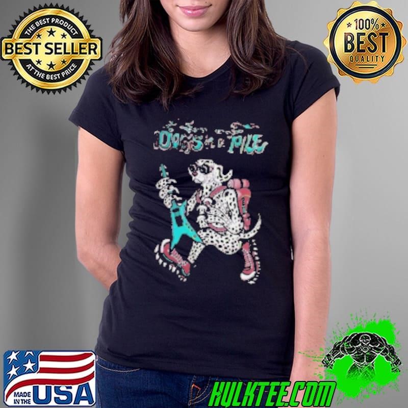 Dogs In A Pile Ladies Tee