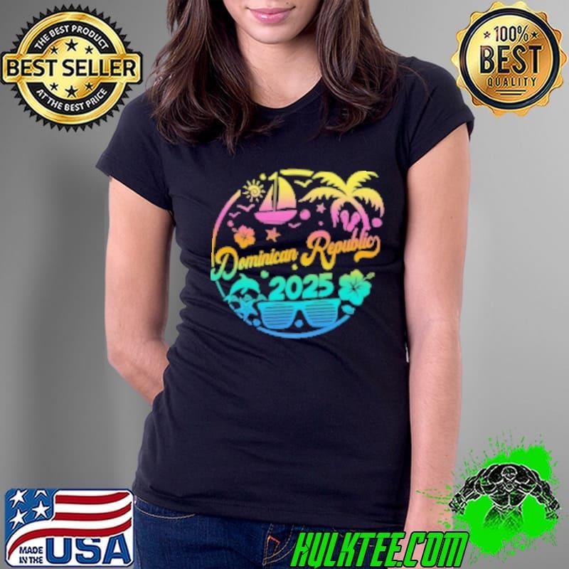 Dominican Republic 2025 Family Vacation Beach Matching Group Shirt