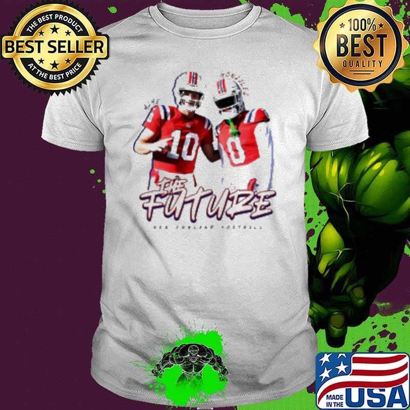 Drake Maye and Christian Gonzalez New England Patriots The Future graphic Shirt