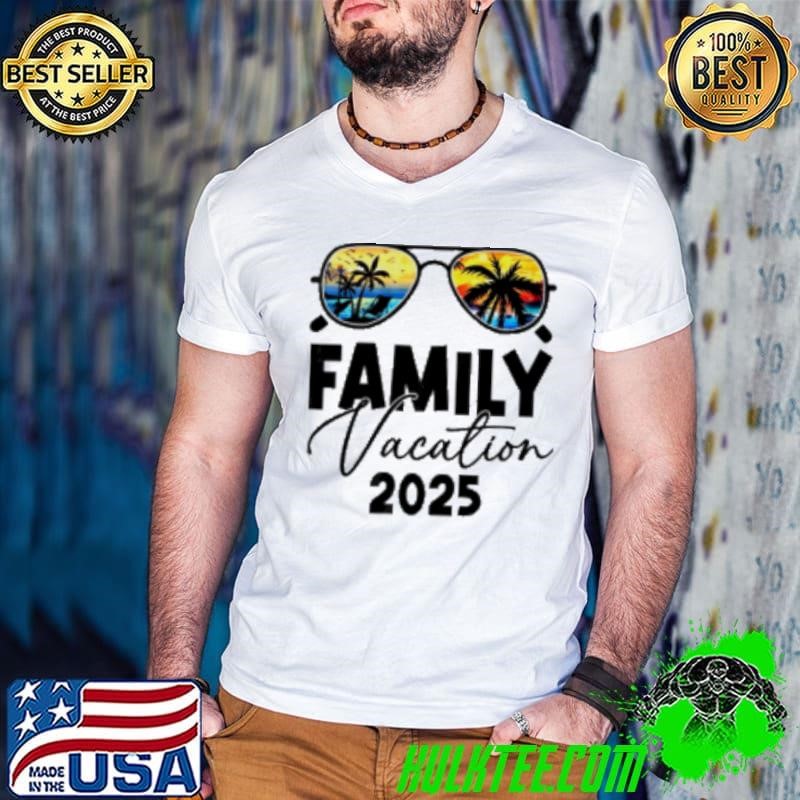 Family Vacation 2025 Beach Summer Family Together Vacation Shirt