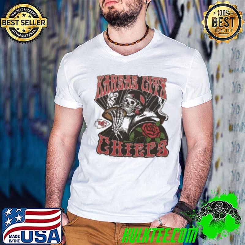 Grateful Dead x Kansas City Chiefs X NFL Rose Guys V Neck