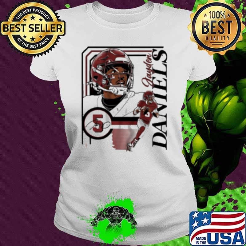 Jayden Daniels Collage Frame Ladies tee