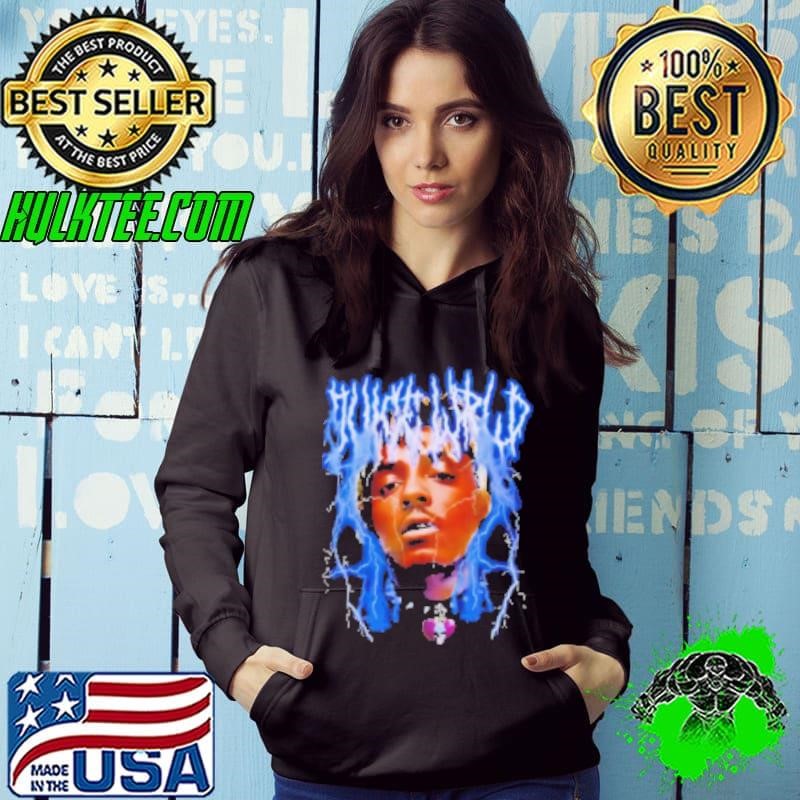 Juice WRLD lightning portrait Hoodie