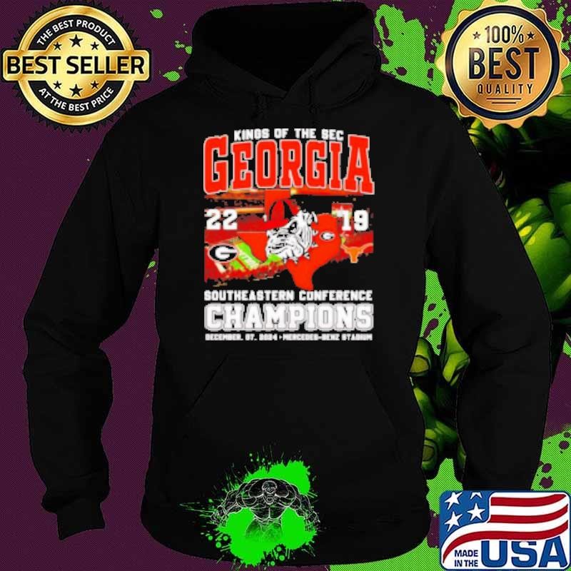 Kings of The SEC Georgia 22 19 Texas Southeastern Conference Champions Hoodie