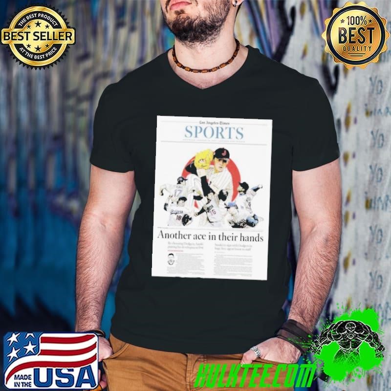 Los Angeles Times Sports Sat Jan 18 2025 Another ACE In Their Hands News Poster t shirt