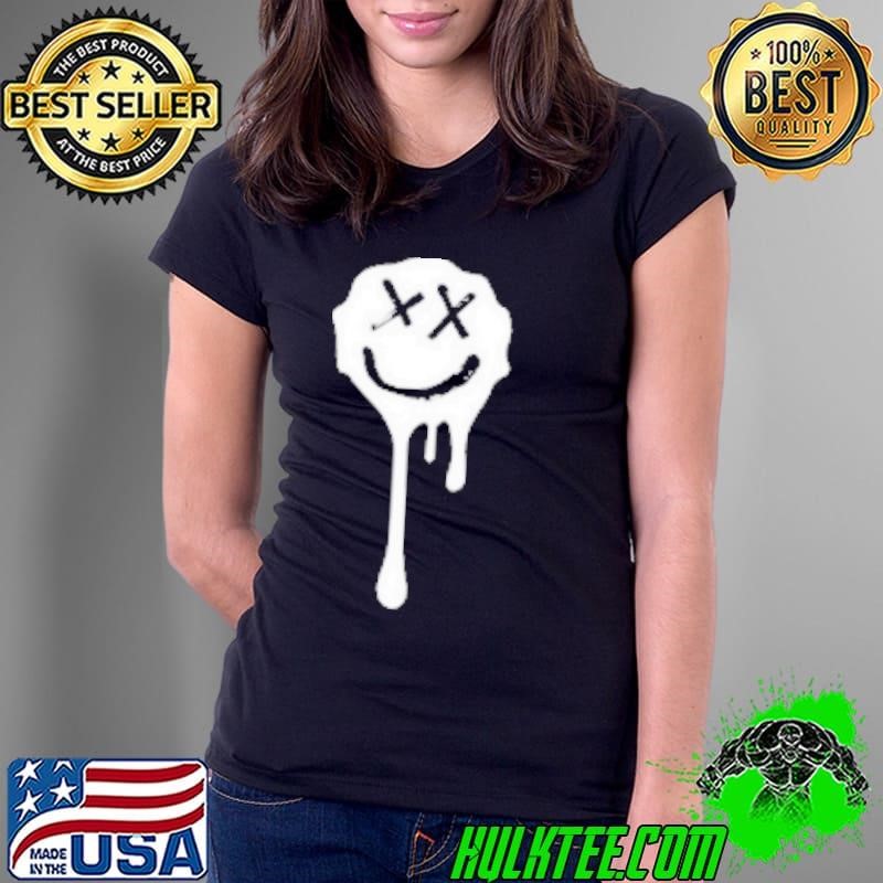 Louis Tomlinson Olive Drip Smiley Ladies Tee
