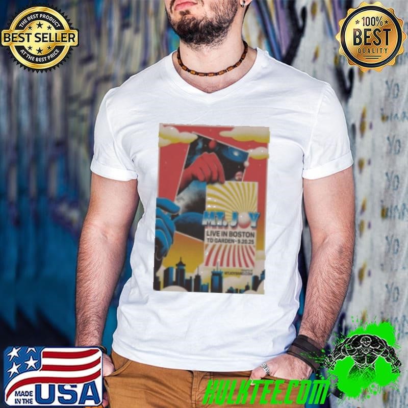 Mt. Joy Garden In Boston 2025 Poster Guys V Neck