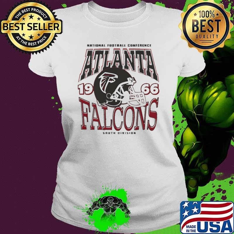 National Football Conference Atlanta Falcons 1966 South Division Ladies tee
