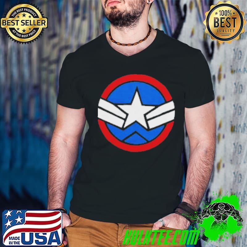 Nice Captain America Logo Shirt