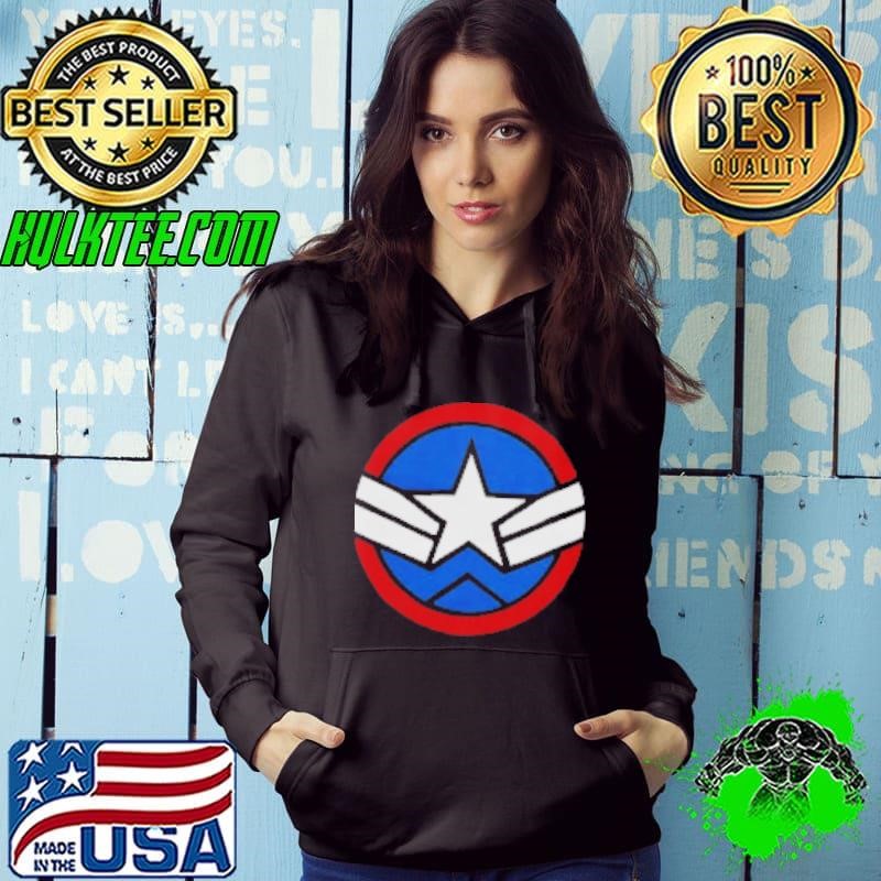 Nice Captain America Logo Hoodie