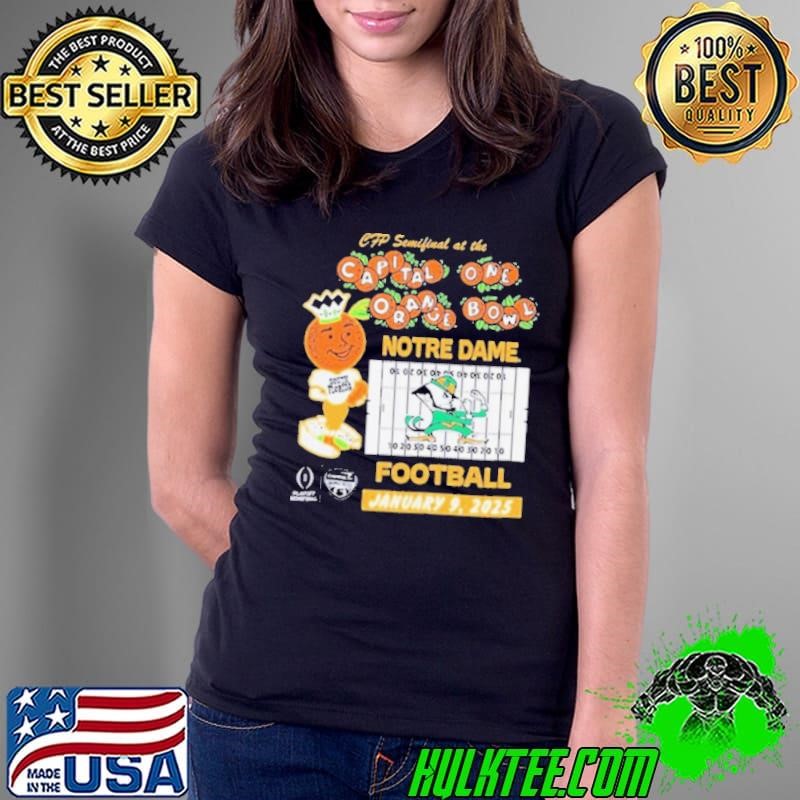 Notre Dame Fighting Irish CFP Semifinal At The 2025 Capital One Orange Bowl Bound Football Jan 9 shirt