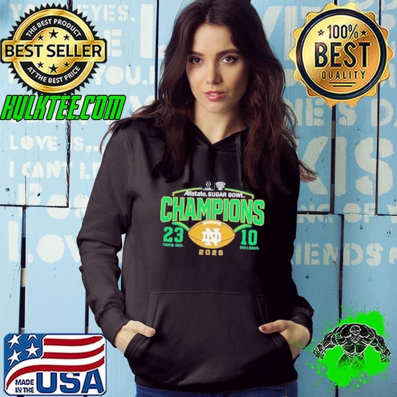 Notre Dame Fighting Irish Victory Ahead College Football Playoff AllState Sugar Bowl Champions 2025 Shirt