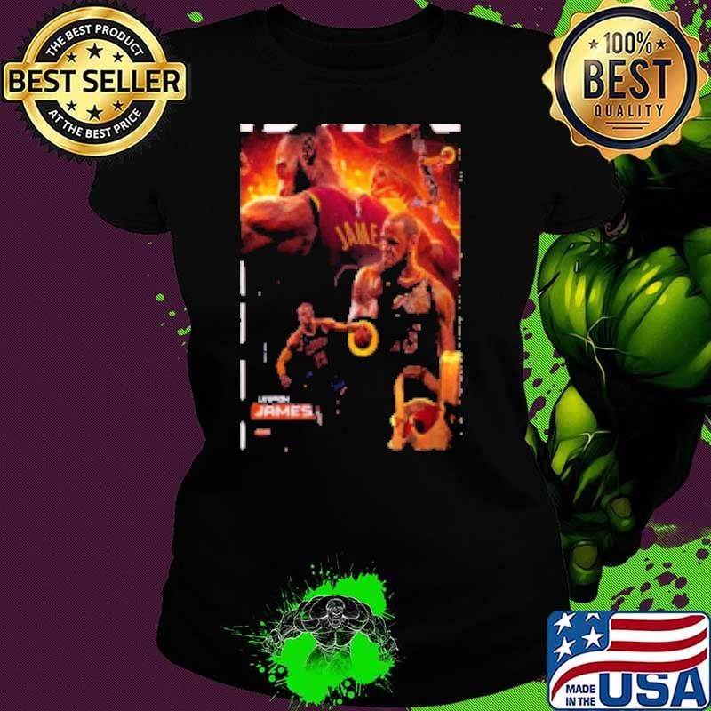 Official LeBron James The Dominance Passion And Legacy Of The King During His Cleveland Cavaliers Era 2025 Ladies tee