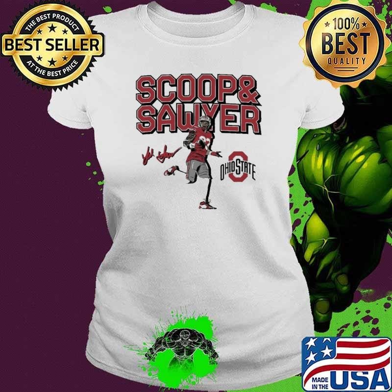 Ohio State Jack Sawyer Scoop And Score Ladies tee