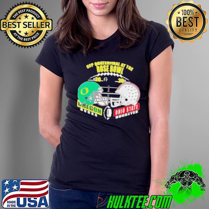 Oregon Ducks Vs Ohio State 2025 CFP Quarterfinal At The Rose Bowl Head To Head Shirt