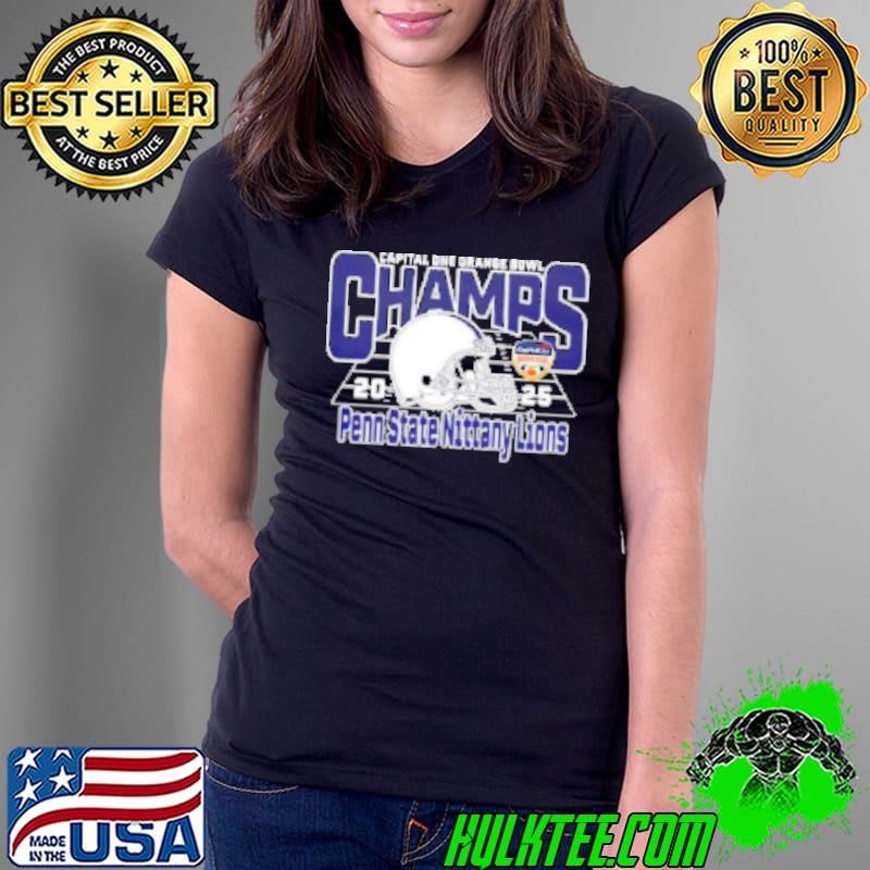 Original Penn State Nittany Lions Football Are 2025 Capital One Orange Bowl Champions Unisex Shirt