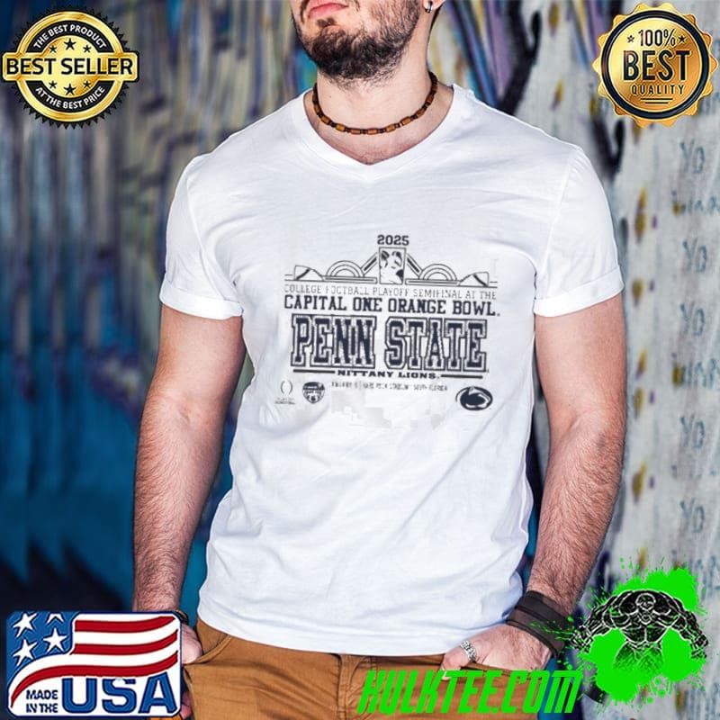 Penn State Nittany Lions 2025 CFP Semifinal At the Capital One Orange Bowl Art Deco Player T Shirt