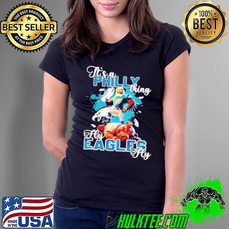 Philadelphia Eagles 2024 NFC Championship It’s A Philly Thing Fly Eagles Fly mascot shirt