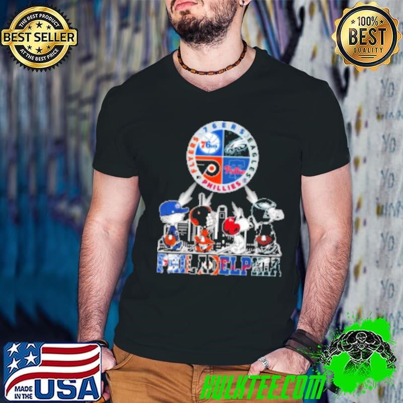 Philadelphia Sports Team Peanuts Characters Shirt