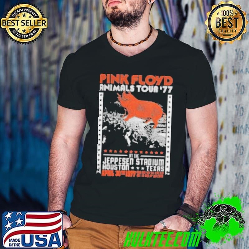Pink Floyd Animals Tour '77 at the Jeppesen Stadium Houston Texas Shirt
