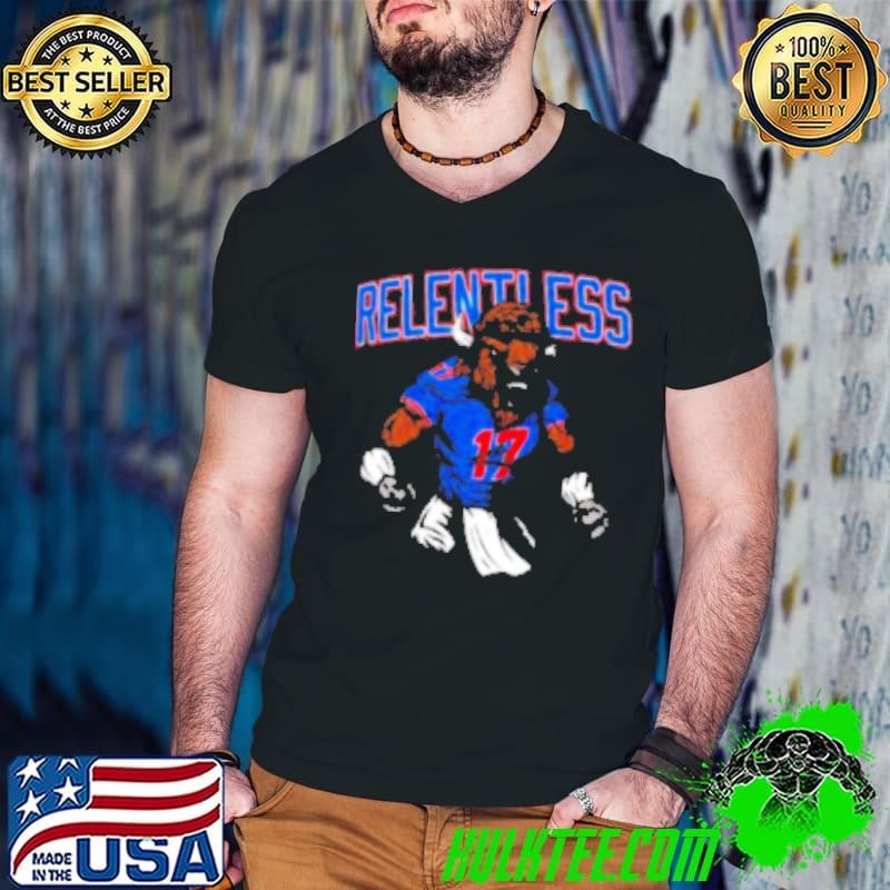 Relentless Buffalo Bills Josh Allen Bill Mascot 17 Guys V Neck