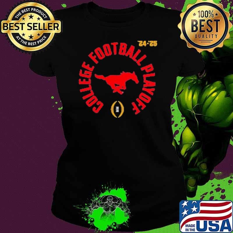SMU Mustangs 2024 25 College Football Playoff Logo Shirt