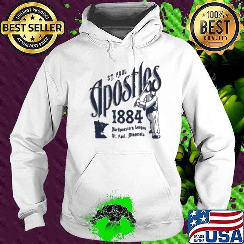 Saint Paul Apostles Minnesota Vintage Defunct Baseball Teams Hoodie