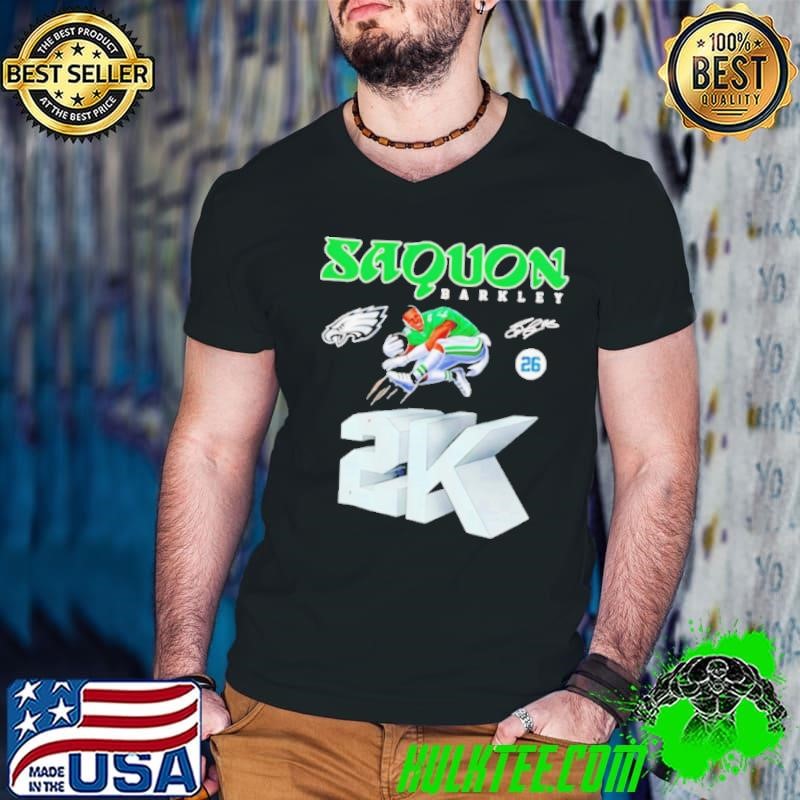 Saquon Barkley 2k Philadelphia Eagles signature shirt
