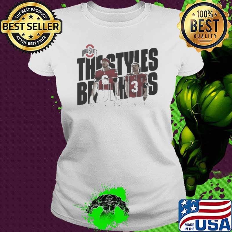 Sonny Styles And Lorenzo Styles Jr. The Styles Brothers Illustrated Ohio State Buckeyes shirt