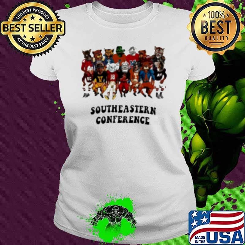 Southeastern Conference SEC mascot Ladies tee