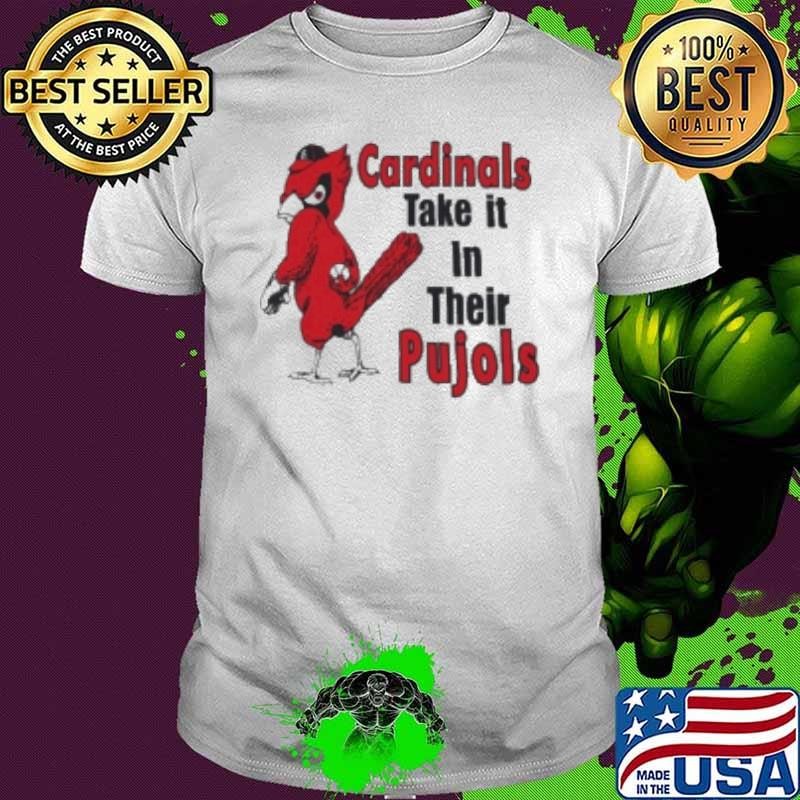 St Louis Cardinals Cardinal Take It In Their Pujols Mascot Unisex