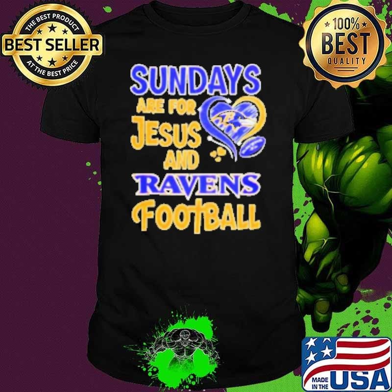 Sundays are for Jesus and Baltimore Ravens football diamond Shirt