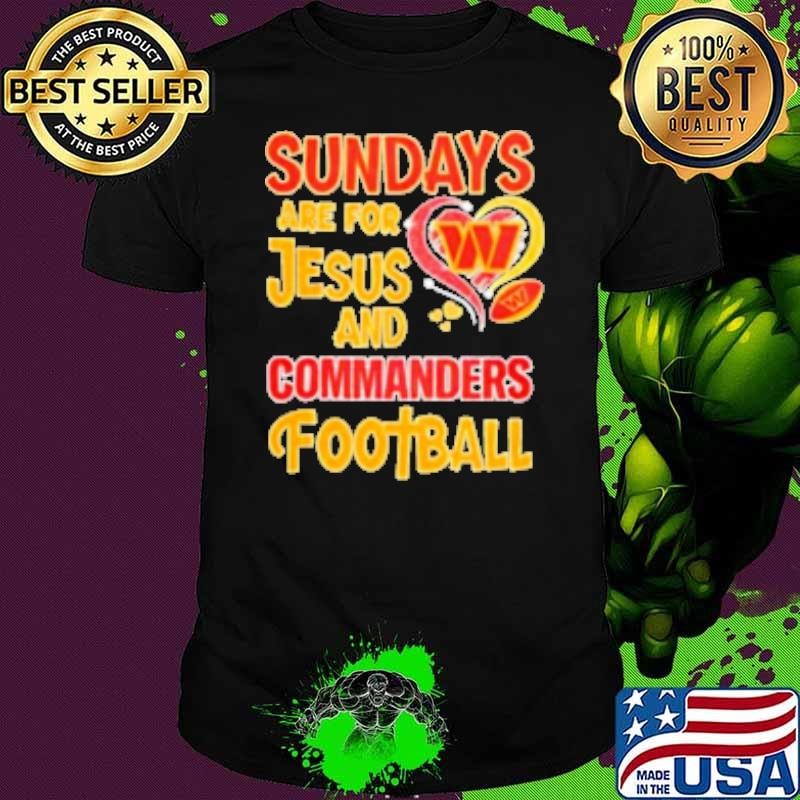 Sundays are for Jesus and Washington Commanders football diamond Shirt