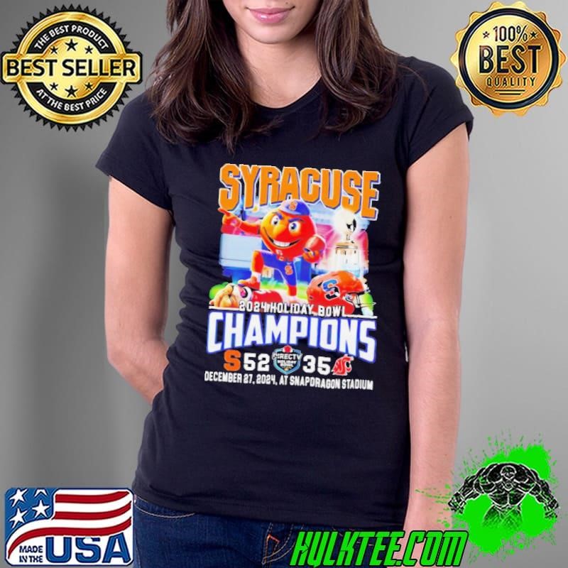 Syracuse Orange 2024 Holiday Bowl Champions Snapdragon Stadium Ladies Tee