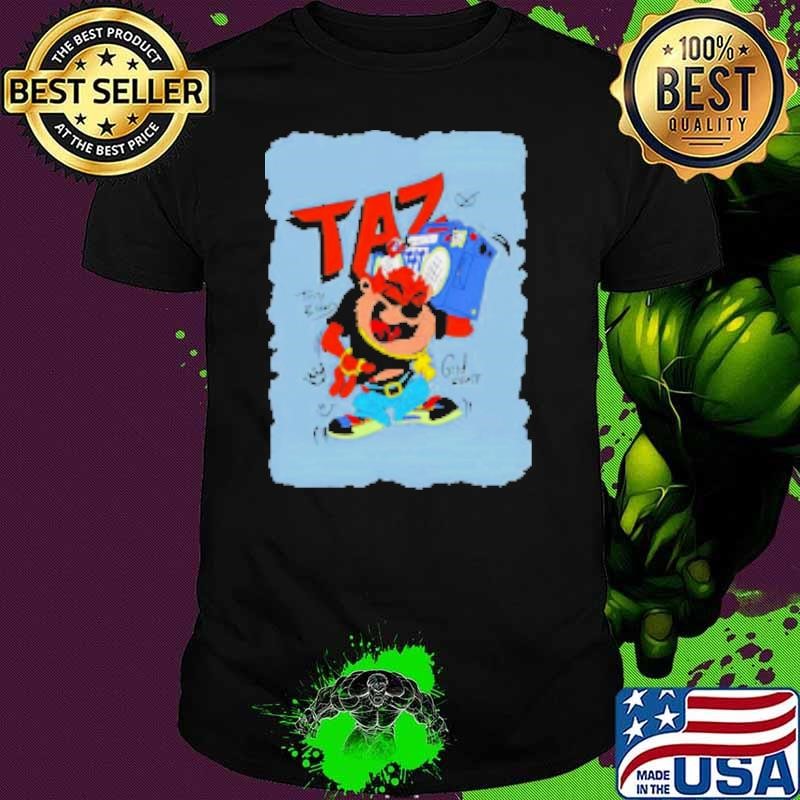Taz Brain Loudspeaker Good Beast Looney Tunes Shirt