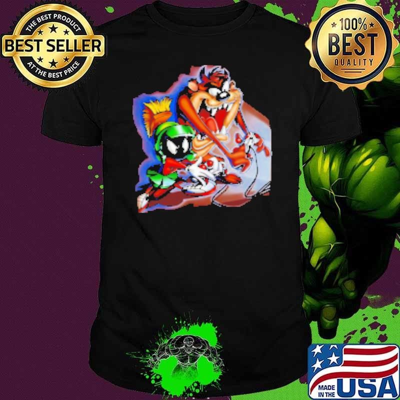 Taz Play Video Game With Marvin the Martian Shirt