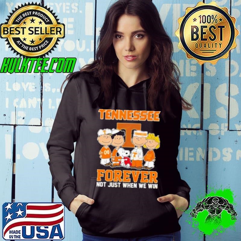 Tennessee Volunteers x Peanuts Forever Not Just When We Win 2025 Hoodie