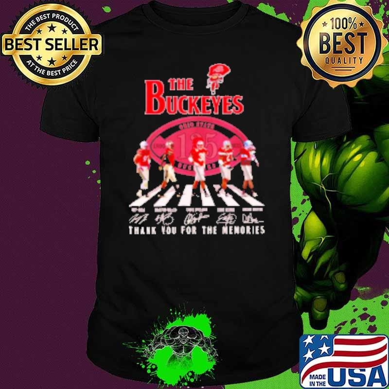 The Buckeyes 1890 2025 Abbey Road thank you for the memories Shirt