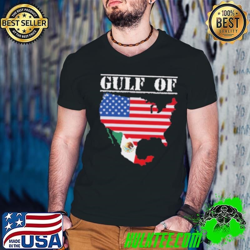 Trump Gulf Of United States Of America Flag Retro Shirt