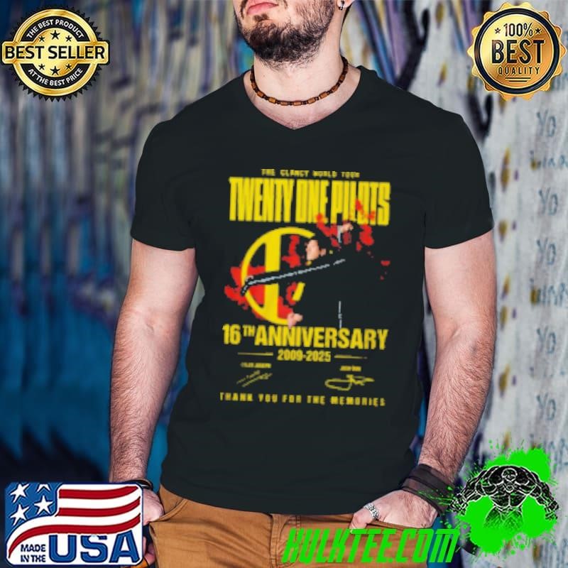 Twenty One Pilots 16th anniversary thank you for the memories Guys V Neck