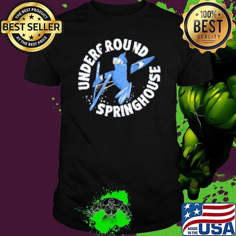 Underground Springhouse Skiing Bird Shirt