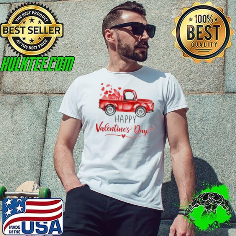 Valentines Day Truck Heart Carrying Love Heart Unisex