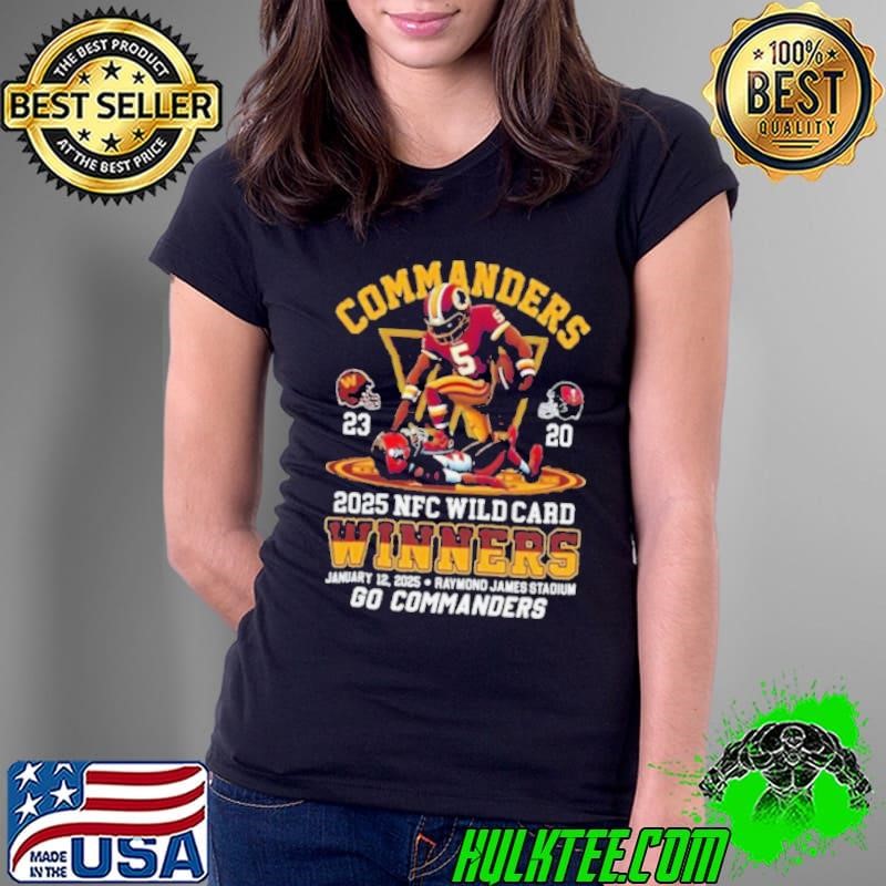 Washington Commanders Wild Card 2025 Winners For Fans Shirt