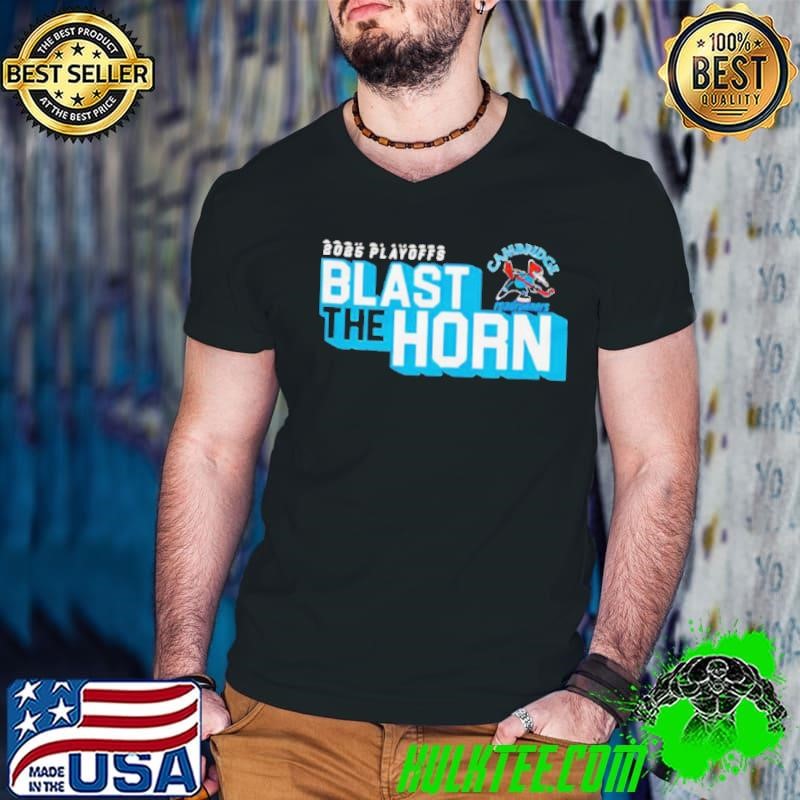 2025 Cambridge Roadrunners Playoff blast the horn shirt
