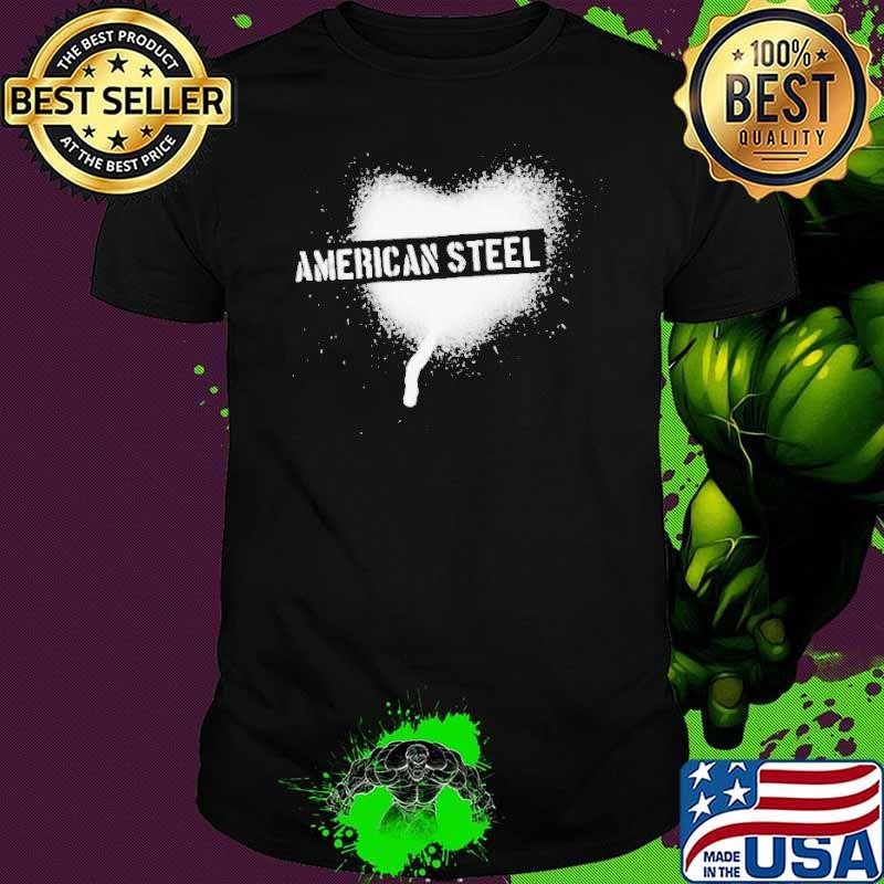 American Steel Spray Paint Heart shirt