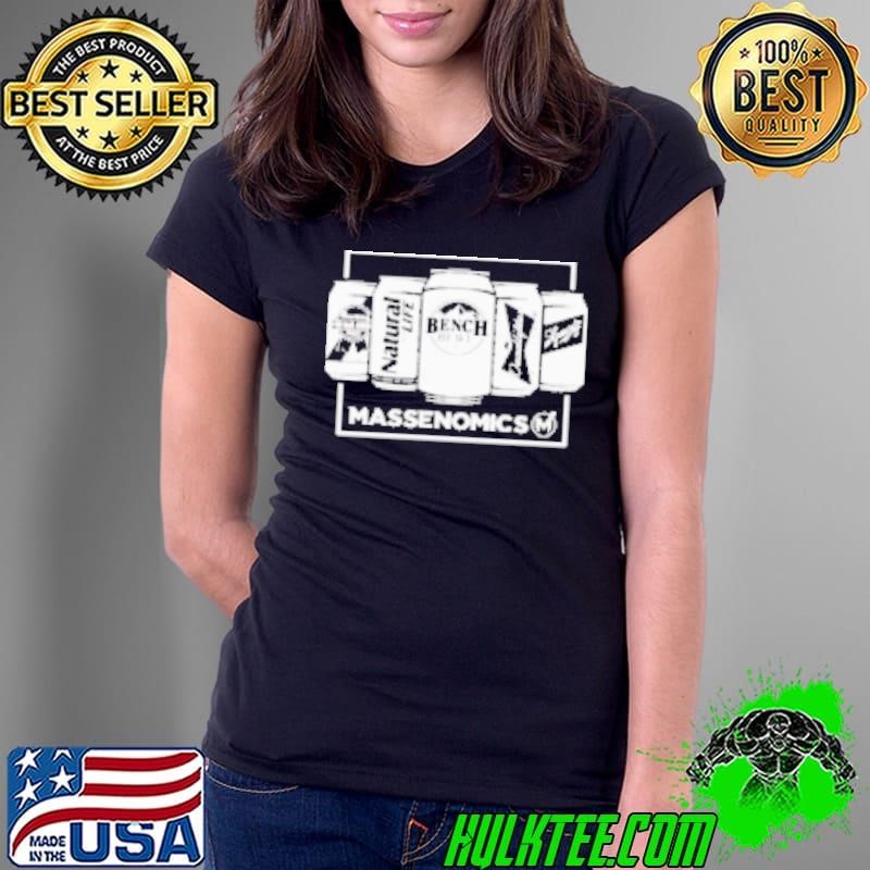 Bench Heavy Crispy Boys Massenomic the cans Ladies Tee