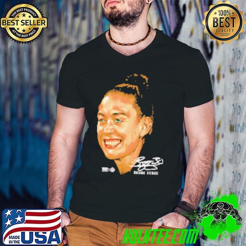 Breanna Stewart New York Liberty portrait big head Guys V Neck