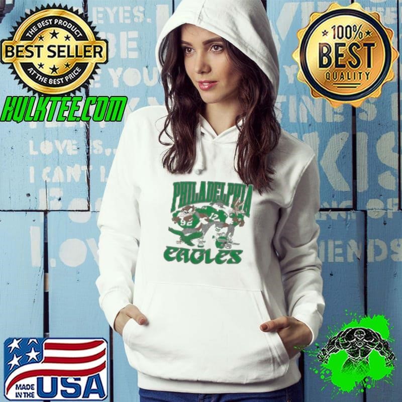 Bugs Bunny And Tasmania Devil Wile E Coyote Philadelphia Eagles Looney Tunes X Philly shirts